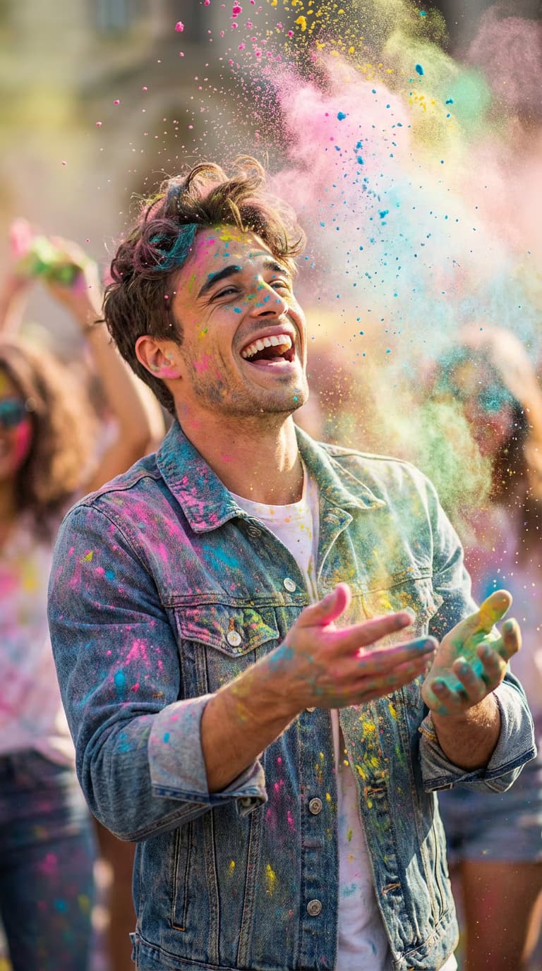 Male Portrait – Playful Moment