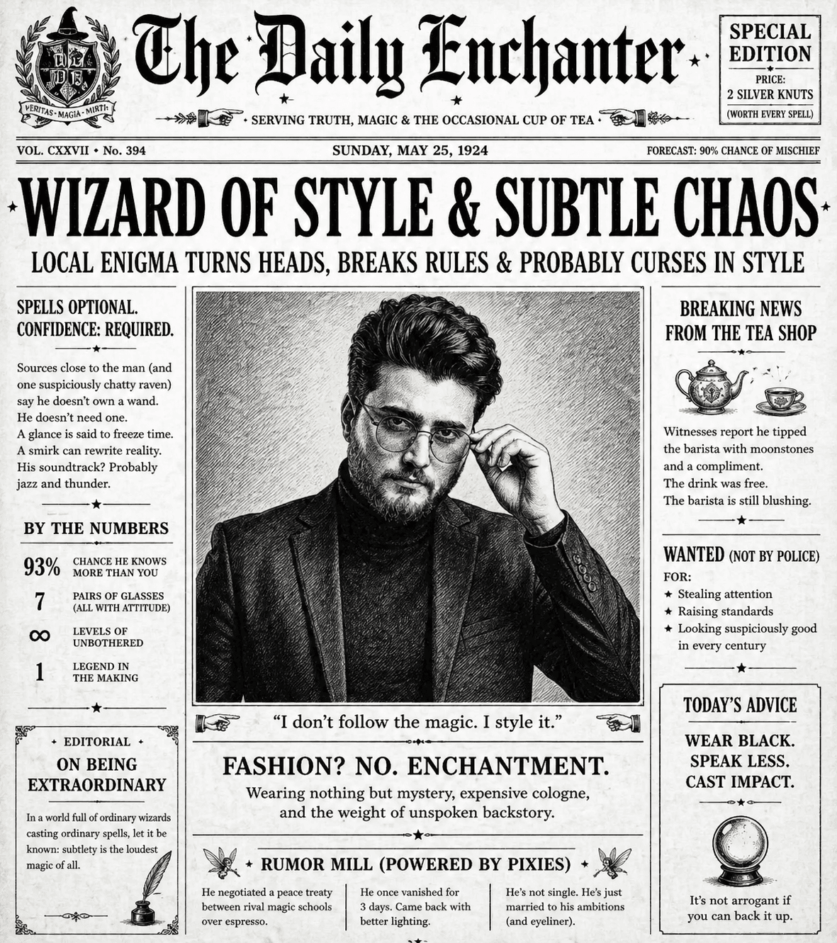 Newspaper Front Page